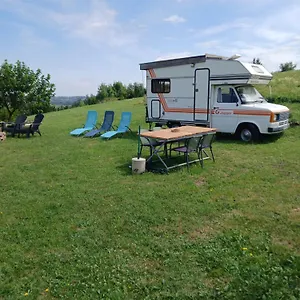 Car Vintage Camping Saint-Barthelemy-le-Plain